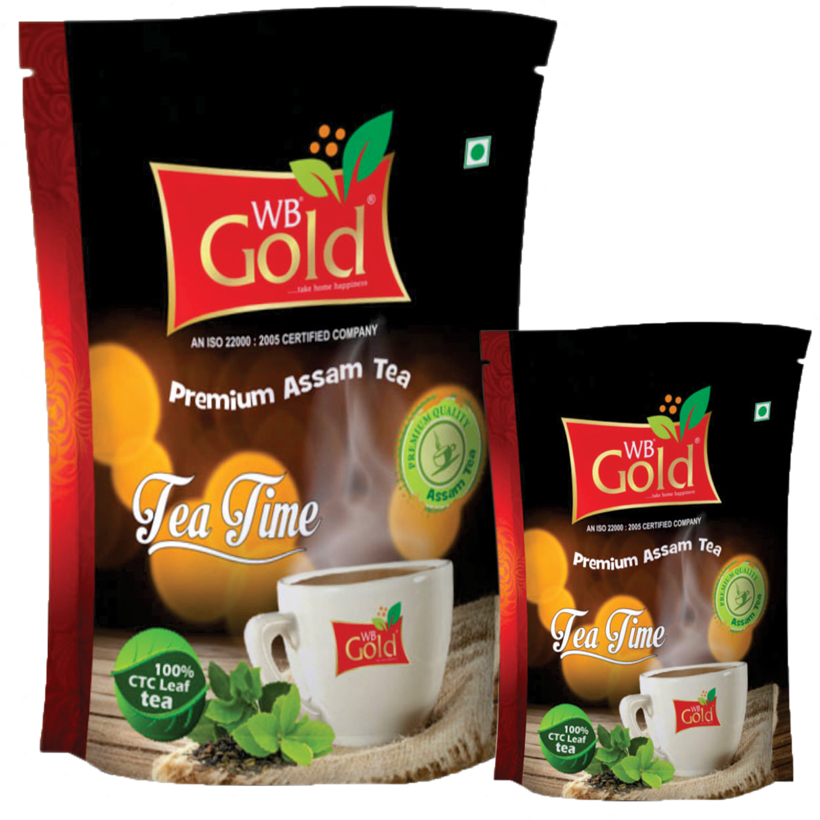 WB GOLD PREMIUM ASSAM TEA POUCH 250 GMS