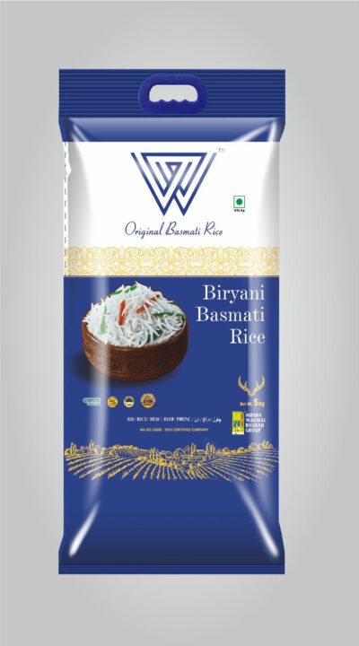 W XL BIRIYANI BASMATI RICE 5 KG